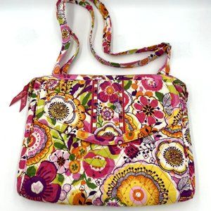 Vera Bradley Clementine Tablet Hipster Shoulder Bag Purse Pink Floral